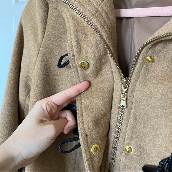 FOREVER 21 TOGGLE CAMEL COAT JACKET SMALL - Picture 4 of 7